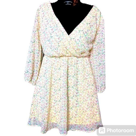 As U Wish Chiffon Mini Dress - Picture 3 of 6